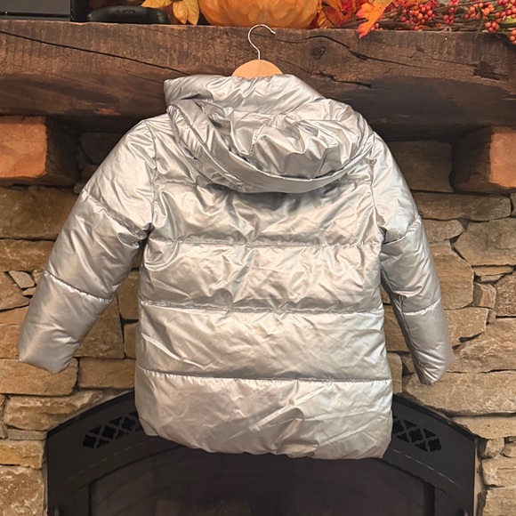 GAP Kids Silver Jacket- Primaloft- Like new - Picture 3 of 5